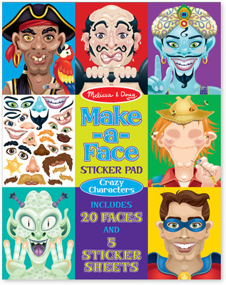 

Melissa & Doug Make-a-Face Crazy Characters