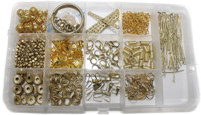 

Jaunty Beadsnfashion Jewellery Making Finding DIY Kit Golden