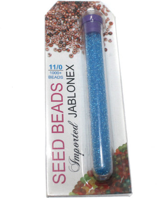 

Jaunty Beadsnfashion Imported Jablonex Seed Beads Trans Sky Blue
