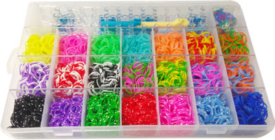 60 Off On Dragon 4200 Rainbow Loom Band Craft Kit On Flipkart