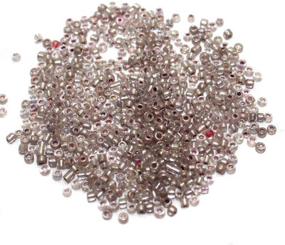 

Jaunty Beadsnfashion Silver Seed Beads Light Purple (100 Gm)