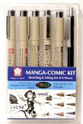 

Sakura Sketching & Inking Set of 6 Pieces Pens