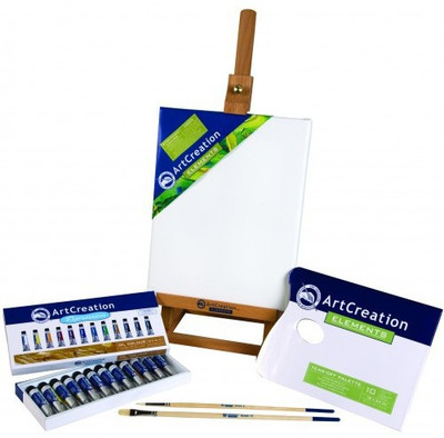 

Royal Talens Art Creation OIL COLORS COMBI SET(WITH EASEL)