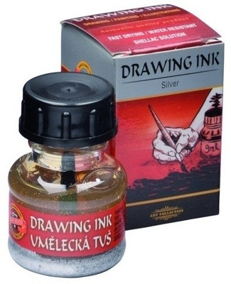 

Koh-I-Noor 141762 Drawing Ink (Silver)