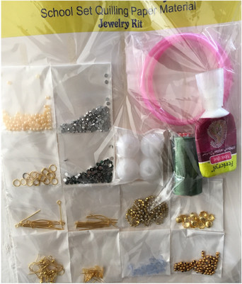 

VLV VLV Creation quilling,Silk thread and jumka material making kit