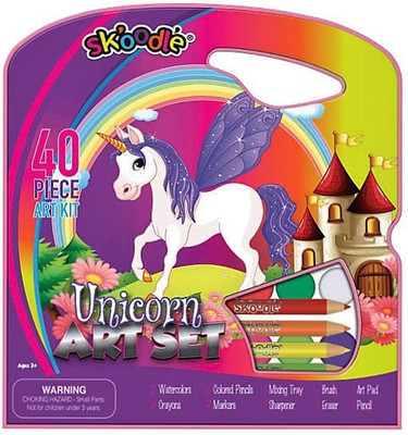 

SKOODLE 40 piece UNICORN Art Kit