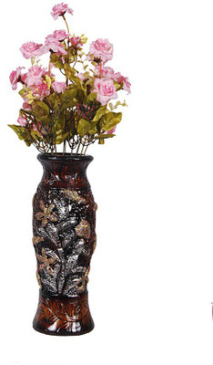 

Orchard Multicolor Rose Artificial Flower with Pot(18 inch, Pack of 1)