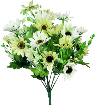 

Orchard Green, White Gerbera Artificial Flower(16 inch, Pack of 1)
