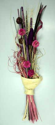 

Exotic Creations Pink Sands Dried Bouquet Multicolor Dried Sticks Artificial Flower(35.43 inch, Pack of 1)