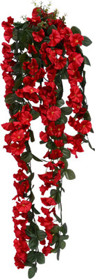 

Yash Enterprises Red Wall hanging Red Assorted Artificial Flower(30 inch, Pack of 1)