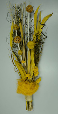 

Exotic Creations Lemony Soft Dried Bouquet Multicolor Dried Sticks Artificial Flower(35.43 inch, Pack of 1)