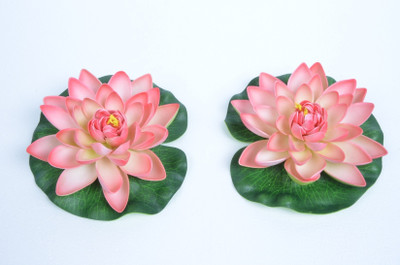 

Kusal Floating Pink Assorted Artificial Flower(Pack of 2)