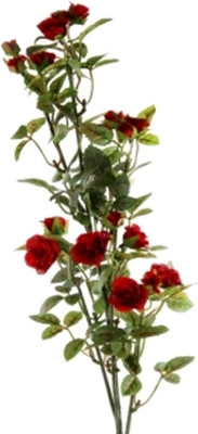

Flowers Forever Mini Spray Red Rose Artificial Flower(Pack of 1)