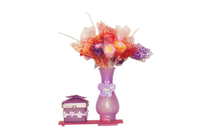 

Catco Pink Assorted Artificial Flower with Pot(2 inch, Pack of 1)