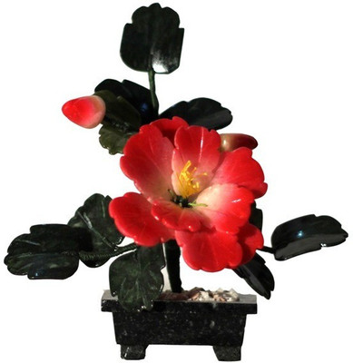 

Orchard Red Hibiscus Artificial Flower with Pot(8 inch, Pack of 1)