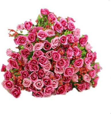 

Futaba Multicolor Rose Artificial Flower(8 inch, Pack of 1)