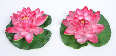 

Kusal Floating Pink Assorted Artificial Flower(Pack of 2)