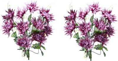 

Kusal Bushes Purple Assorted Artificial Flower(Pack of 2)