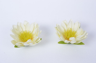 

Kusal Floating White Assorted Artificial Flower(Pack of 2)