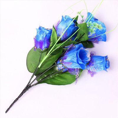 

JaipurCrafts New Arrival Decorative Season Multicolor Rose Artificial Flower(13.77953 inch, Pack of 1)