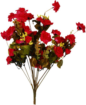 

Orchard Multicolor Rose Artificial Flower(15.7 inch, Pack of 1)