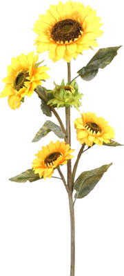 

Vck Yellow Sunflower Artificial Flower(43 inch, Pack of 1)