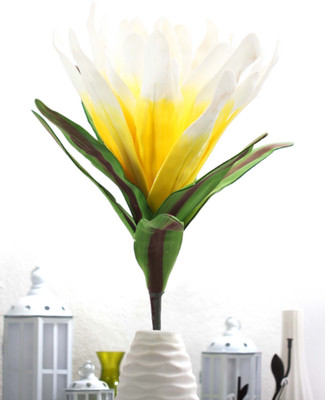 

JB Collection Yellow, Green Lily Artificial Flower(Pack of 1)