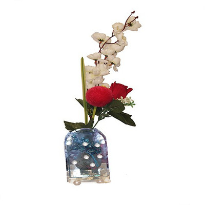 

Catco White Orchids Artificial Flower with Pot(5 inch, Pack of 1)