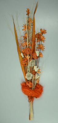 

Exotic Creations Tangerine Glory Dried Bouquet Multicolor Dried Sticks Artificial Flower(35.43 inch, Pack of 1)