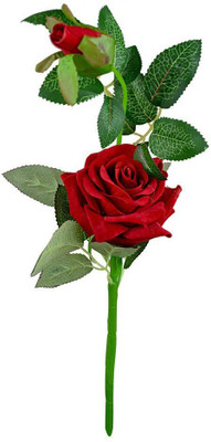 

BriteNova Red Rose Artificial Flower(14.5 inch, Pack of 1)
