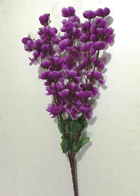 

BriteNOVA Purple Orchids Artificial Flower(35.5 inch, Pack of 1)