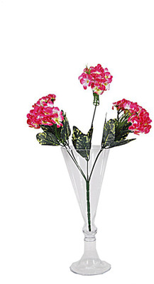 

Orchard Multicolor Carnations Artificial Flower with Pot(20 inch, Pack of 1)