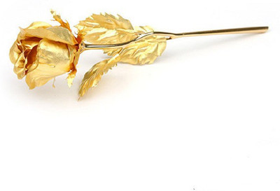 

Fashion Circuit Gold Rose Artificial Flower(11 inch, Pack of 1)
