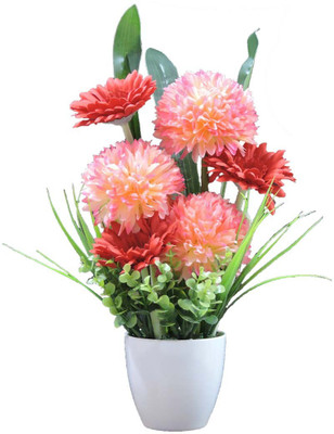 

ZOOEY Pink Carnations Artificial Flower(6.25 inch, Pack of 1)