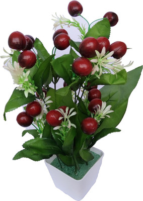 

Ahana Creations Multicolor Assorted Artificial Flower with Pot(12 inch, Pack of 1)