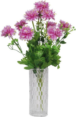 

Orchard Pink Carnations Artificial Flower with Pot(17 inch, Pack of 1)