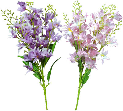 

ZOOEY Purple Assorted Artificial Flower(28.25 inch, Pack of 2)