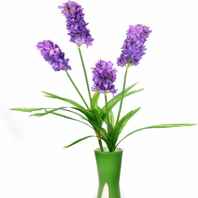 

Kusal KSFL-197PUR Purple Lavender Artificial Flower(36 inch, Pack of 2)