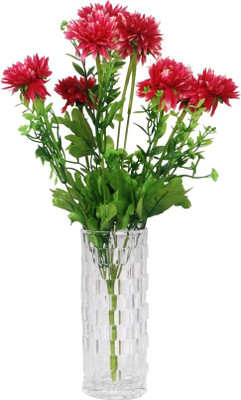 

Orchard Pink Carnations Artificial Flower with Pot(17 inch, Pack of 1)