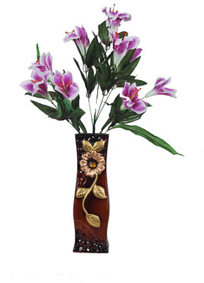 

Orchard Multicolor Lily Artificial Flower with Pot(20 inch, Pack of 1)