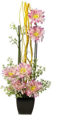 

Kusal Purple Gerbera Artificial Flower with Pot(18 inch, Pack of 1)