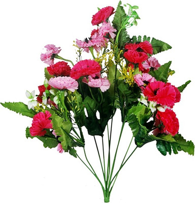 

Orchard Pink Carnations Artificial Flower(16 inch, Pack of 1)