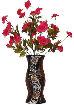 

Orchard Multicolor Rose Artificial Flower with Pot(18 inch, Pack of 1)