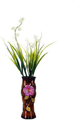 

Orchard Multicolor Assorted Artificial Flower with Pot(18 inch, Pack of 1)