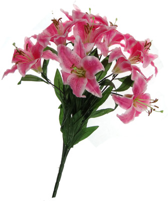 66% OFF on Fourwalls A Bunch 9 Branches 23 inch Multicolor Lily Artificial Flower(23 inch, Pack of 1)