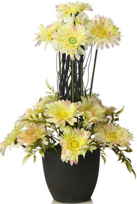 

Kusal Purple Gerbera Artificial Flower with Pot(18 inch, Pack of 1)