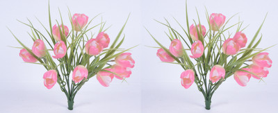 

Kusal Pink Assorted Artificial Flower(5 inch, Pack of 2)