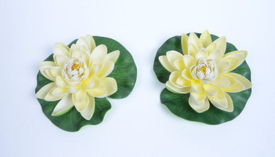 

Kusal Floating Yellow Assorted Artificial Flower(Pack of 2)