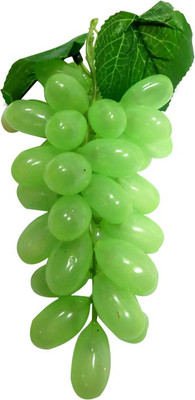 

Flowers Forever Green Color Bunches of Grapes Artificial Fruit(Set of 25)