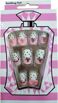 

Star Gift YunHong Press - On Artificial Nail White(Pack of 24)